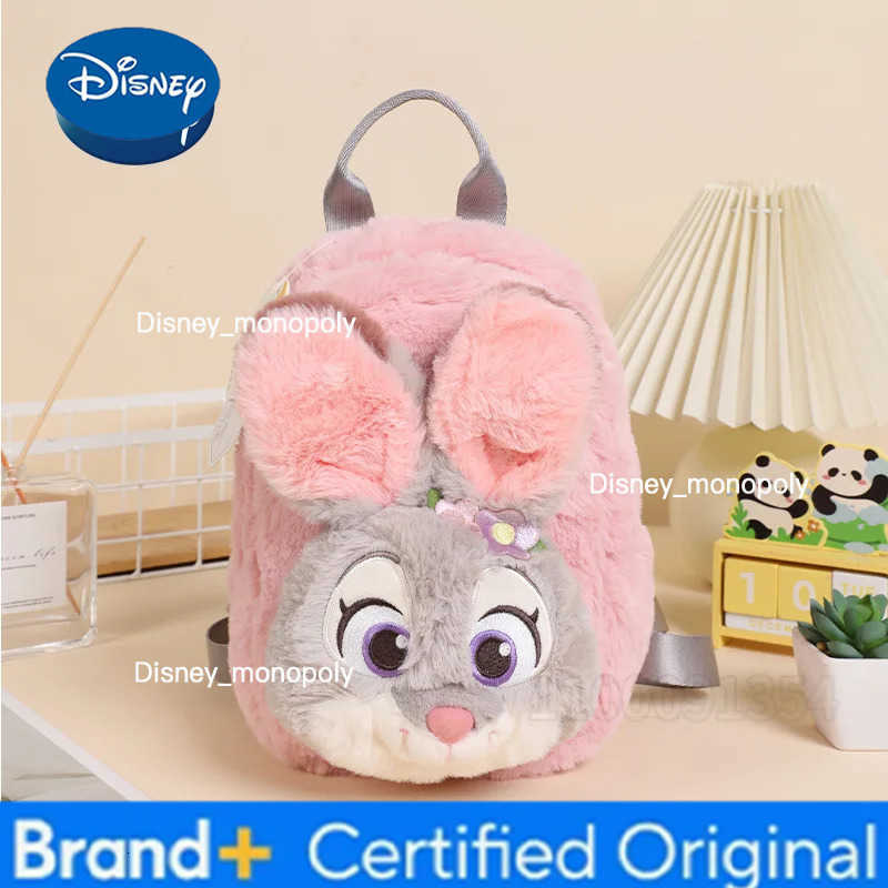 Disney Original New Plush Doll Fashion Backpack Cartoon Cute Womens Mini Backpack Fashion Plush Doll Mini Backpack High Quality H251225