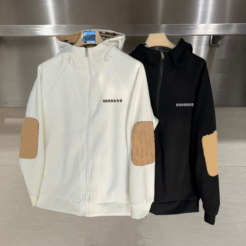 Men's hoodies, men's jackets, women's autumn and winter hoodies, loose cotton tops for couples, high-quality plus size plush embroidered thick jackets