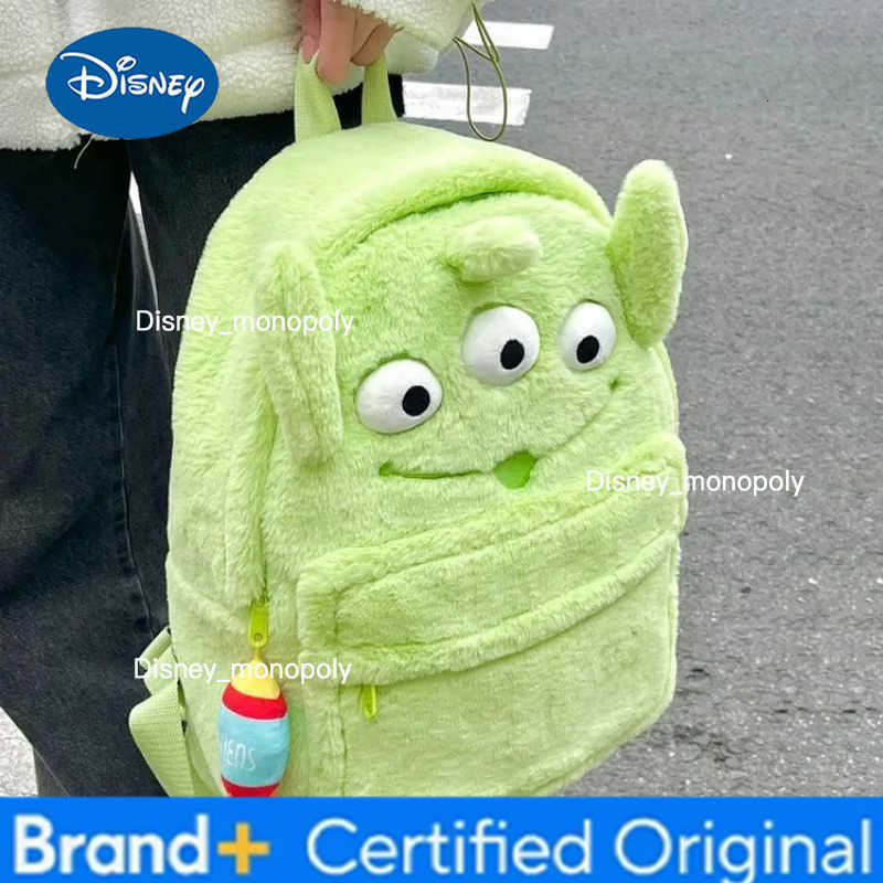 Disney New Strawberry Bear Sullivan Backpack Japanese Ins Plush Junior High School College Student Large-capacity School Bag H251225