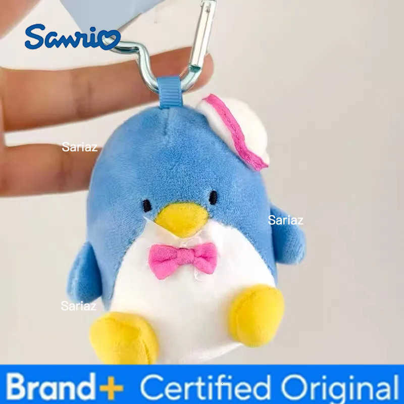 Sanrio Kawaii Sanrios Gudetama Sam Gudetama Ahiru no Pekkle Plush Doll Keychain Hangyodon keyring My Melody Stuffed Backpack Pendant H251225