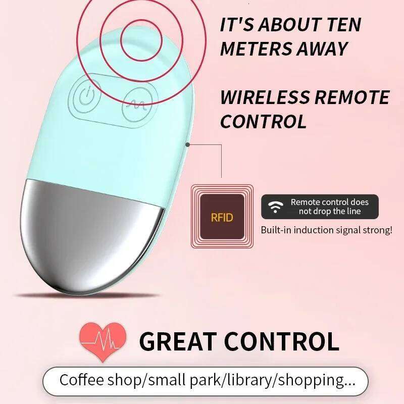 Wireless Remote Control Vibrator 10 Speed Bullet Eggs Clitoris Stimulator Panties Ball Sex Toys for Women Masturbators 25L1225