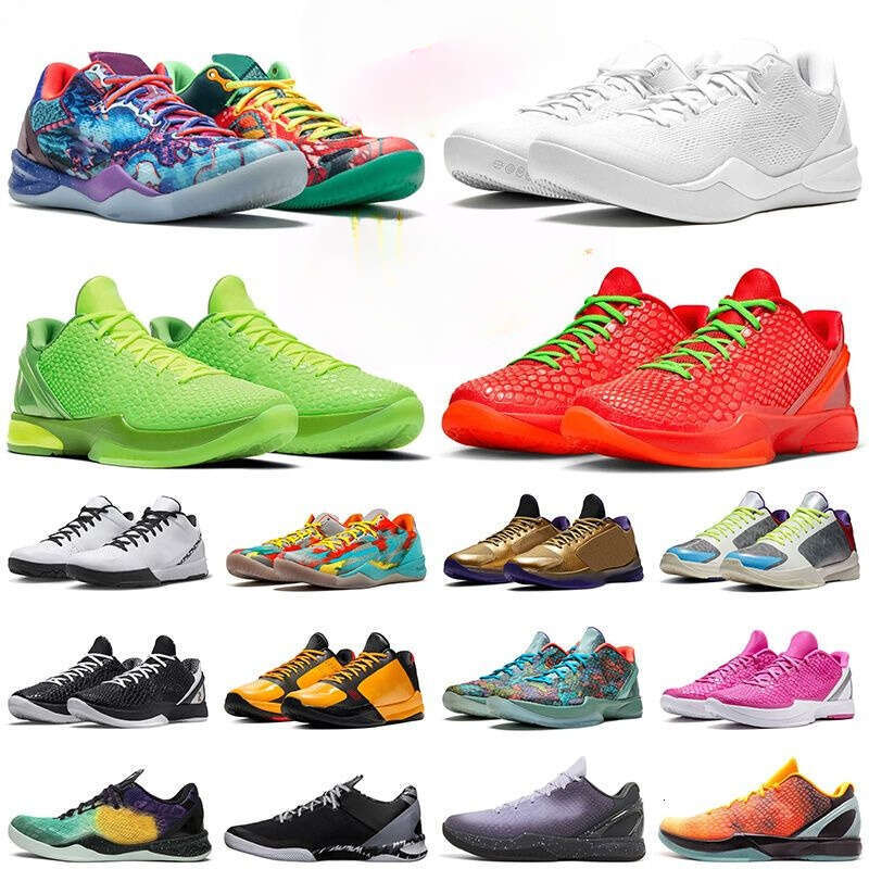 Designer Top Mamba Protro Reverse Grinch Basketball Shoes Mambacita Eybl Think Pink X-Ray Aqua Men Women Toddler Trainers Sports Sneakers