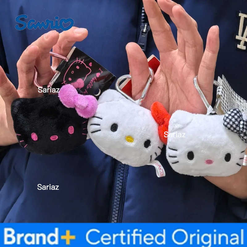 Sanrio 2025 Japanese Kawaii Hello Kitty Plush Doll Cartoon Backpack Pendant Keychain Creative Childrens Birthday Gift H251225
