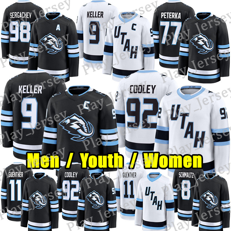 2025-26 Season Utahs Mammoth Hockey Jersey Clayton Keller Logan Cooley Mikhail Sergachev Guenther JJ Peterka Tij Iginla Schmaltz Liam OBrien Karel Vejmelka jerseys