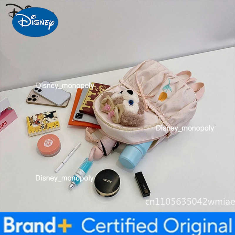 Disney 2026 New Girls Backpack Fashion High Quality Student Backpack Cartoon Versatile Large Capacity Girls Travel Backpack H251225