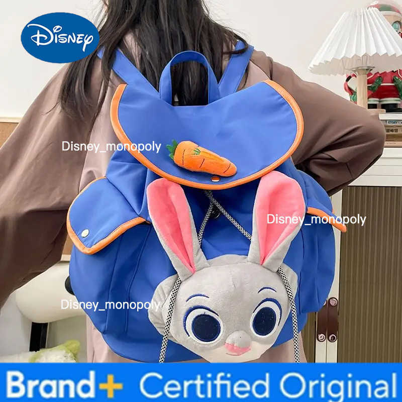 Disney Zootopia Judy Girl Creative Cartoon Design Large Capacity Storage Waterproof Lightweight Portable Cute Backpack H251225