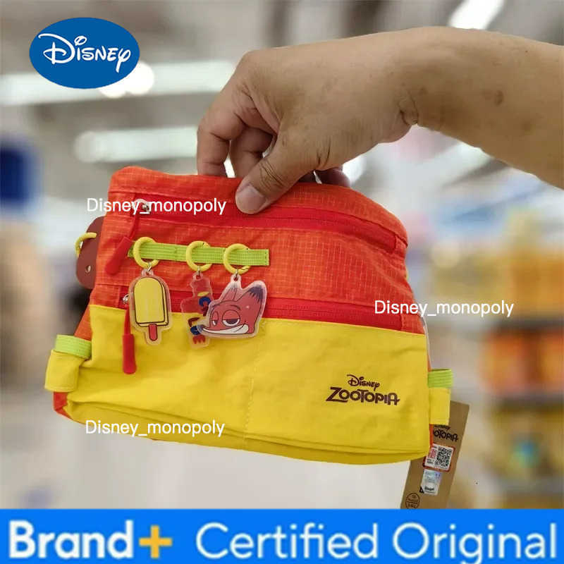 Disney 2025 New Zootopia Judith Nick Backpack/Small Crossbody Waist Bag/Small Wallet Cute Cartoon Bag Suitable for Girls Festival Gift H251225