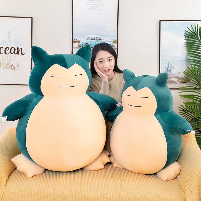 Pokemon Doll Pokemon 30-60Cm Lovely Pokmon Snorlax Plush Toys Big Anime Character Snorlax Doll Soft Stuffed Pillow Cushion Birthday Gifts Hot Sell