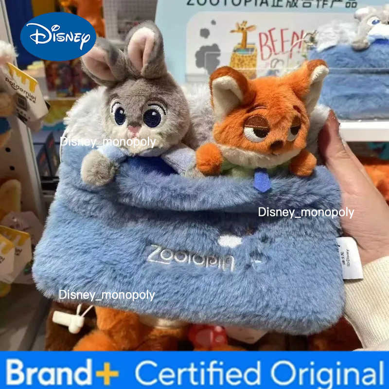 Disney Hot Anime Zootopia 2 Crossbody Bag Cartoon Judy Nick Doll Large Capacity Hand-held Backpack Gifts H251225