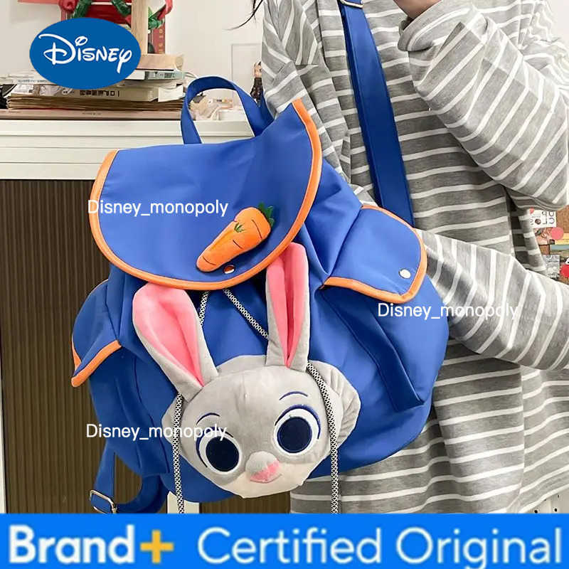 Disney Zootopia Judy Girl Creative Cartoon Design Large Capacity Storage Waterproof Lightweight Portable Cute Backpack H251225