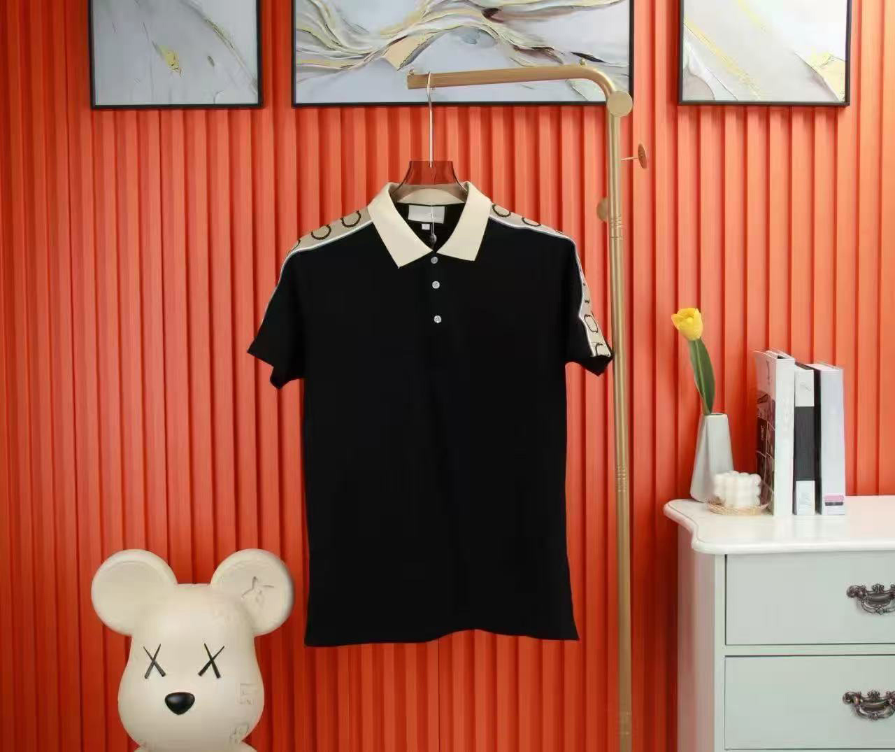 High Quality Men's Polos Classic T-Shirts Short Sleeved 2025 Summer Cotton Embroidery Luxury T Shirt New Designer Polo Shirt High Street Asian size M-3XL