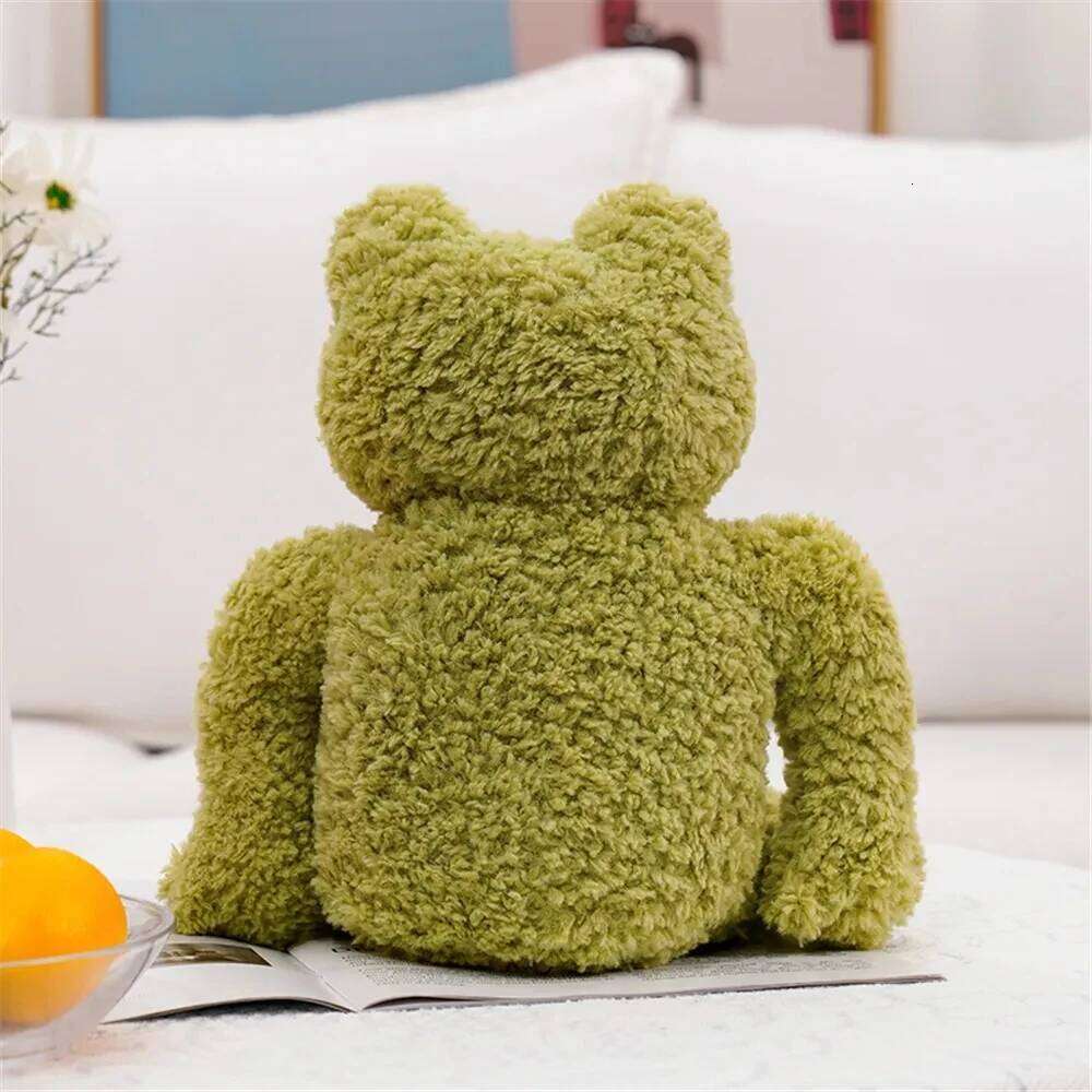 35cm Creative Strong Plush Toy Stuffed Animal Kawaii Soft Muscle Frog Doll Cute Plushies Christmas Gift for Child Kids X251225