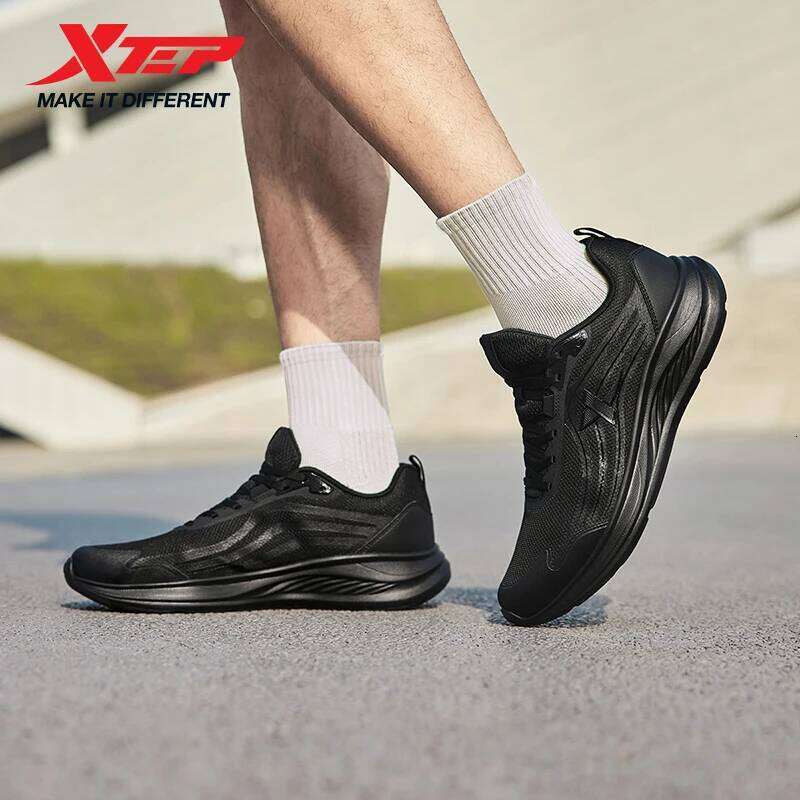Xtep Qiyuan ET Running Men's Summer Mesh Breathable Wear-resistant Sports Lightweight Casual Cushioning Shoes 875319110011 X251225