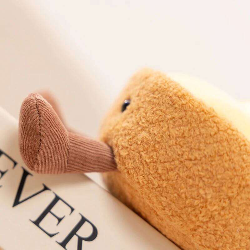 Cute Strawberry/Lemon Tart Plush Soft Stuffed Dessert Doll Kawaii Smiling Food Toy for Kids Birthday Xmas Gift Home Decor X251225