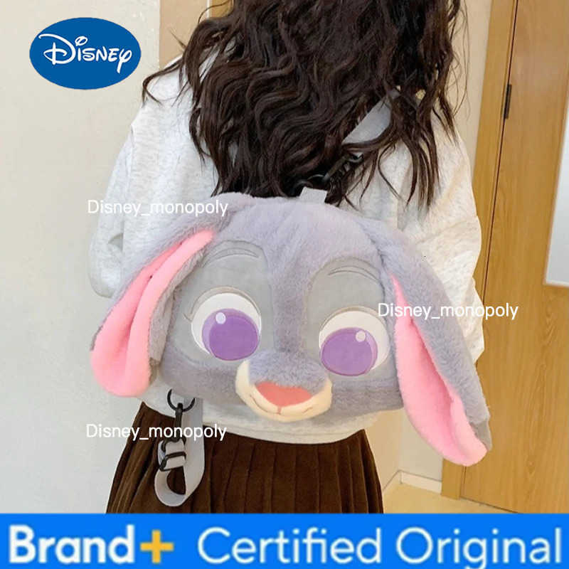 Disney Girls Cartoon 2026 New Judy Nick 3D Backpack Super Cute Plush School Bag for Girls H251225