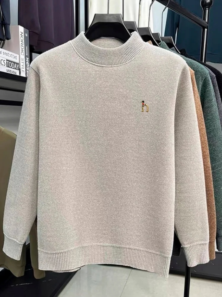 Fashion classic embroidered knitted comfortable sweater for dogs autumn and winter mens velvet warm pullover 251225