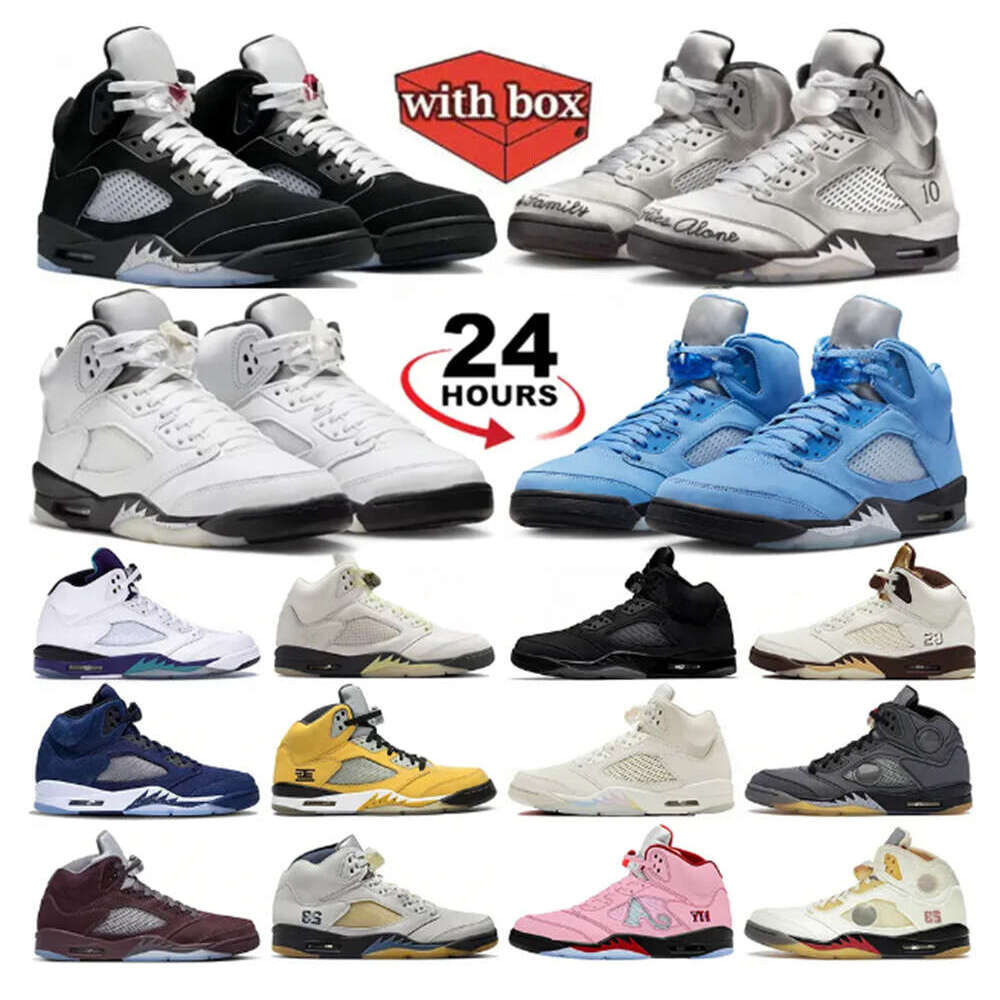 5s Basketball Shoes man woman Cats Cool Grey cement Brick Fire Red Black metallic Awake low Fragment Medium Soft Pink Georgetown Navy Aqua mens outdoor sneakers 40-47