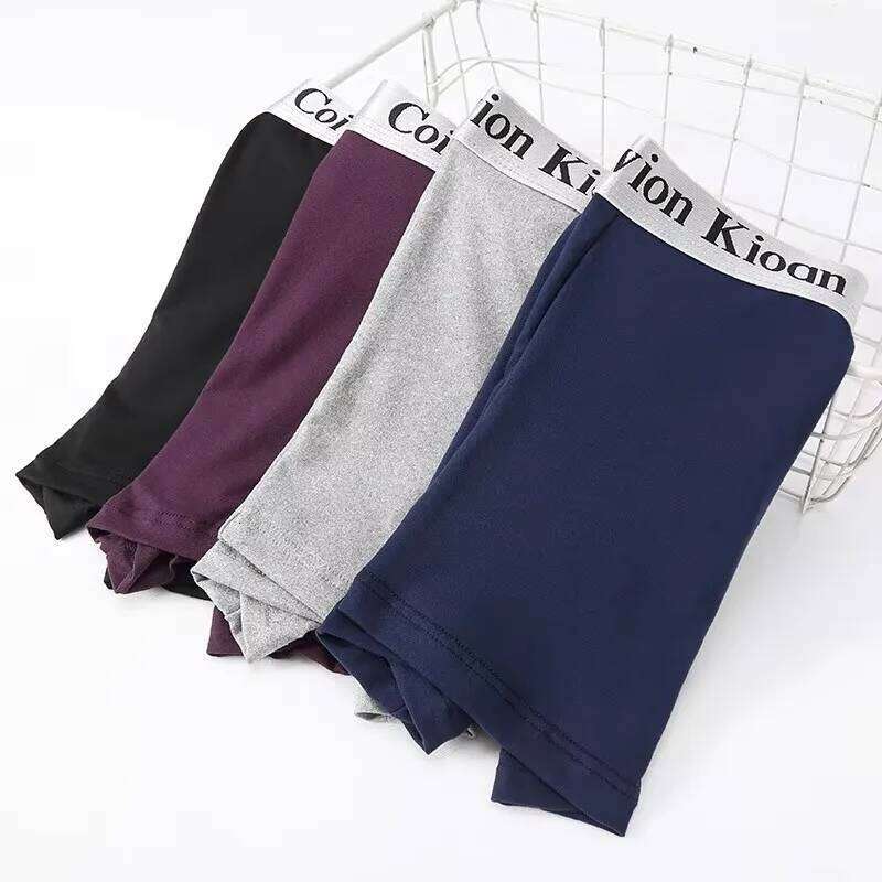 8PCS Sexy Men's Underwear Solid Color Underpants Soft Fabric Boxer Shorts New Fashion Breathable Men Panties X251225