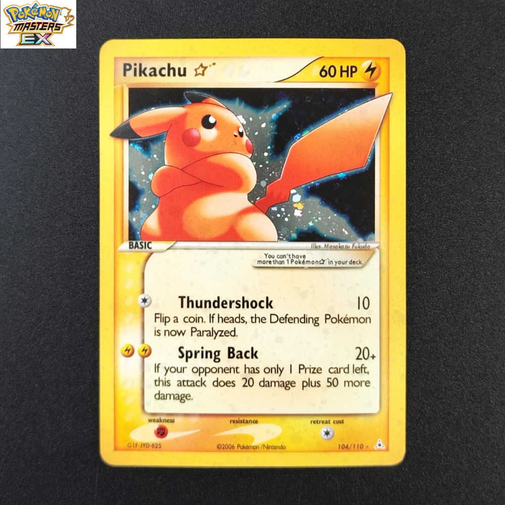 DIY Proxy PTCG English Umbreon Charizard Rayquaza Lugia Mewtwo Pikachu Torchic Espeon Gold Star Hobby Collection Flash Card Toy L251225G2JQ