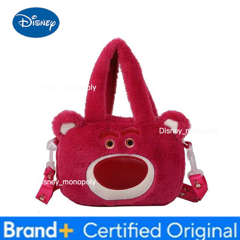 Disney Stellalou Linabell Lotso New Creative Cartoon Fashion Simple Versatile Large Capacity Plush Shoulder Hand Crossbody Bag H251225