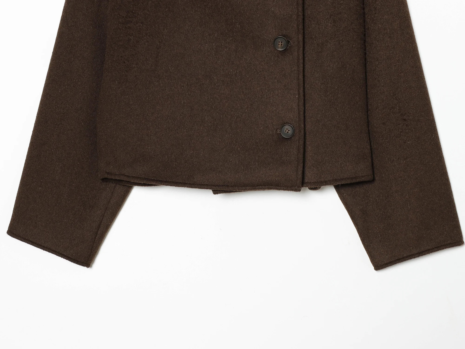 Winter Womens Casual Fashionable Temperament LongSleeved Versatile DoubleFlap Soft Stand Collar Jacket 251225