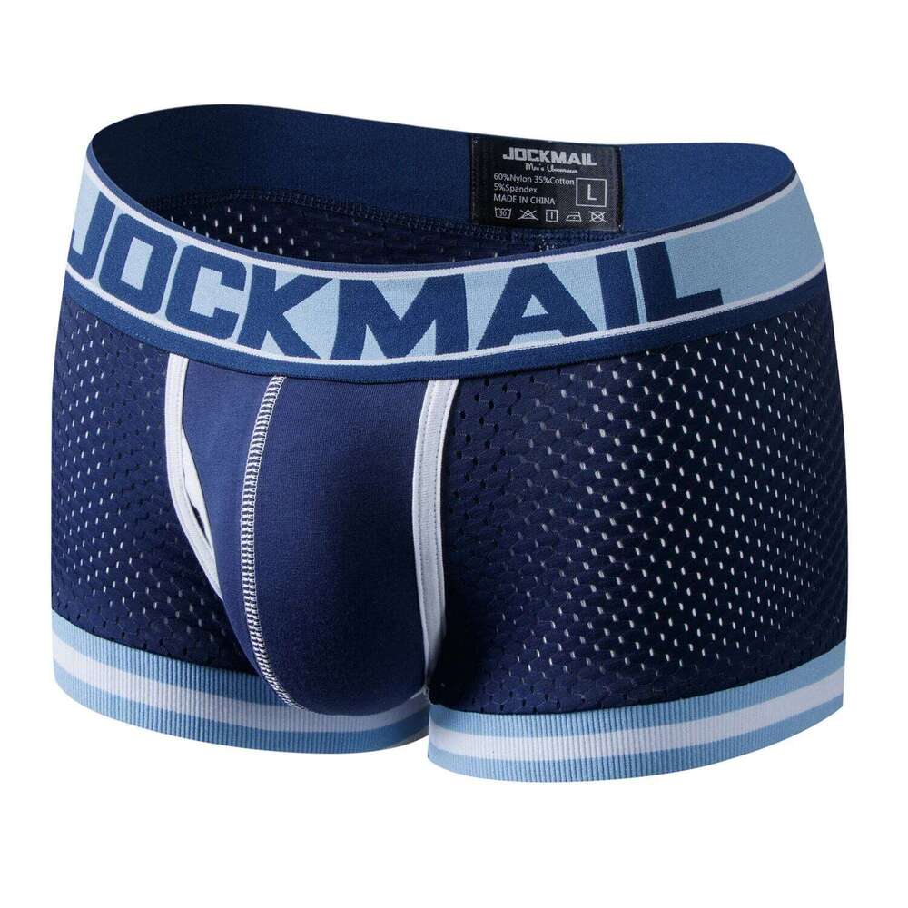 Underwear Breathable Mesh Boxer Brief Male Underpants Sexy Panties Mens Bodysuit Trunks PantQuick Dry Sports Fitness X251225