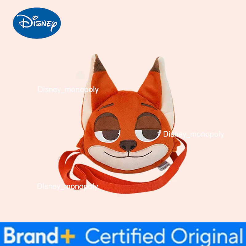 Disney Zootopia Women Bags Soft Plush Wallets Cartoon Cards Keys Purse Crossbody Shoulder Strap Handbag Female Storage Bags Gift H251225