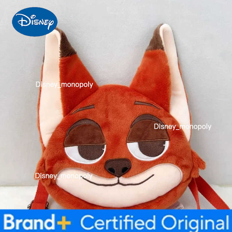 Disney Zootopia Women Bags Soft Plush Wallets Cartoon Cards Keys Purse Crossbody Shoulder Strap Handbag Female Storage Bags Gift H251225