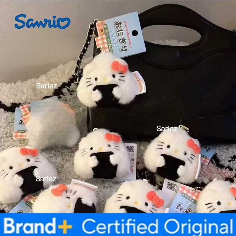 Sanrio New Hello Kitty cute creative kawaii figure keychain personality cartoon anime peripheral backpack pendant holiday gift H251225