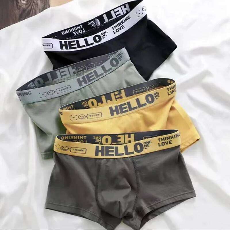 6pieces Mens Underwear Pure Men Panties Breathable Boxer Shorts Comfortable soft X251225