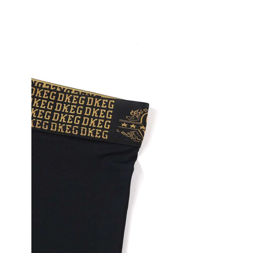 DKEG light black gold men's ice cool feeling underwear boys anti-bacterial crotch shorts head 4 combination X251225