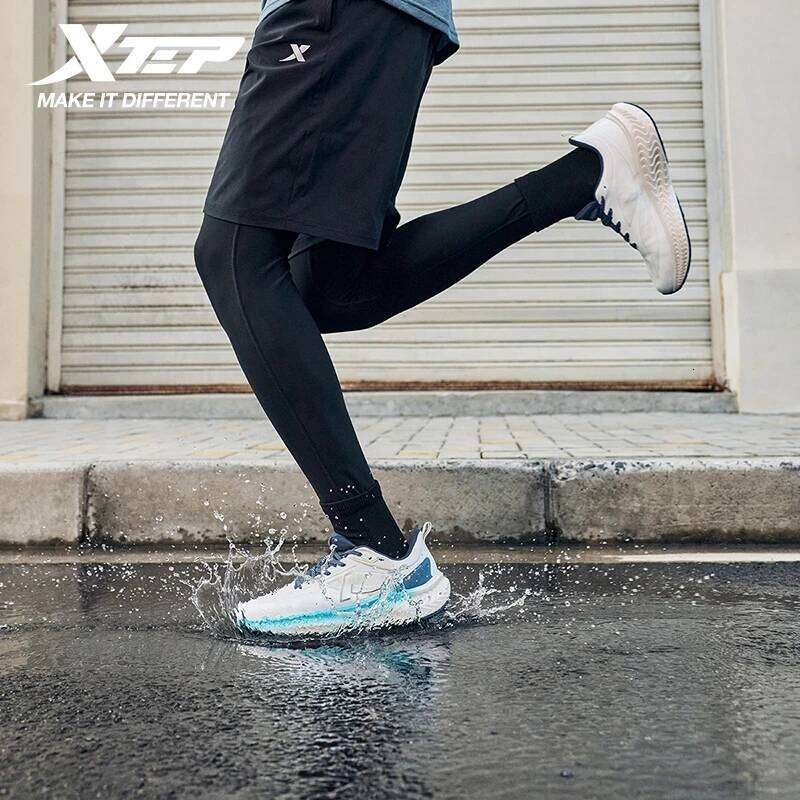 Xtep Running Shoe For Men Breathable Lightweight Comfortable Shock Absorption Wear-Resistant Rebound Soft Sneakers 875419110012 X251225