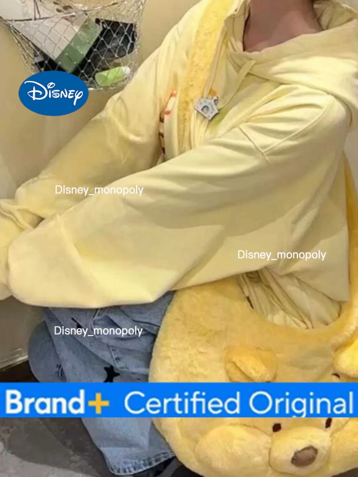 Disney Miyagawa Cartoon Crossbody Bag Cute Plush Handbag Casual Large Capacity Plush Crossbody Bags H251225