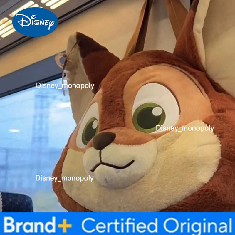 Disney Zootopia Cute Cartoon Nick Wilde Plush Doll Shoulder Bag Cute Furry Crossbody Bag H251225