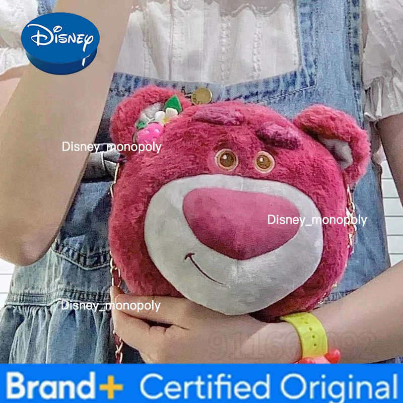 Disney Winnie The Pooh New Plush Bag Cartoon Cute Girl Plush Shoulder Bag Luxury Brand Fashion Girl Crossbody Bag Birthday Gift H251225