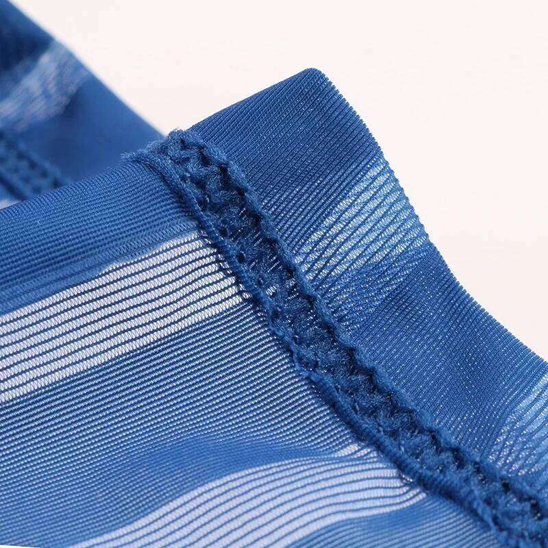 5pcs Men's underwear men's summer breathable youth fashion thin boxer shorts sexy ice silk sports underpants X251225