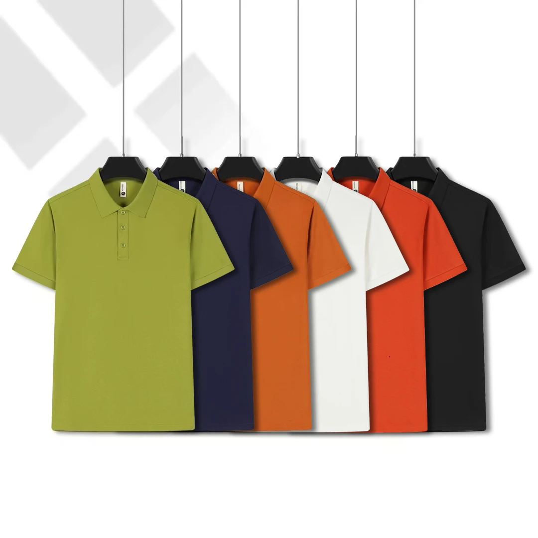 2026 Quick-drying Short-sleeved POLO Shirt For Outdoor Sports and Fitness Breathable and Cool Mesh Lapel Top 251225