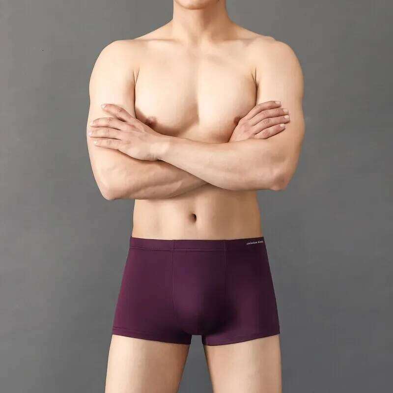 8Pcs Men Underwear Stripe Boxers Breathable Mans Boxer Solid Underpants Comfortable Shorts Sexy Lingerie L-4XL 8pcs/Lot X251225