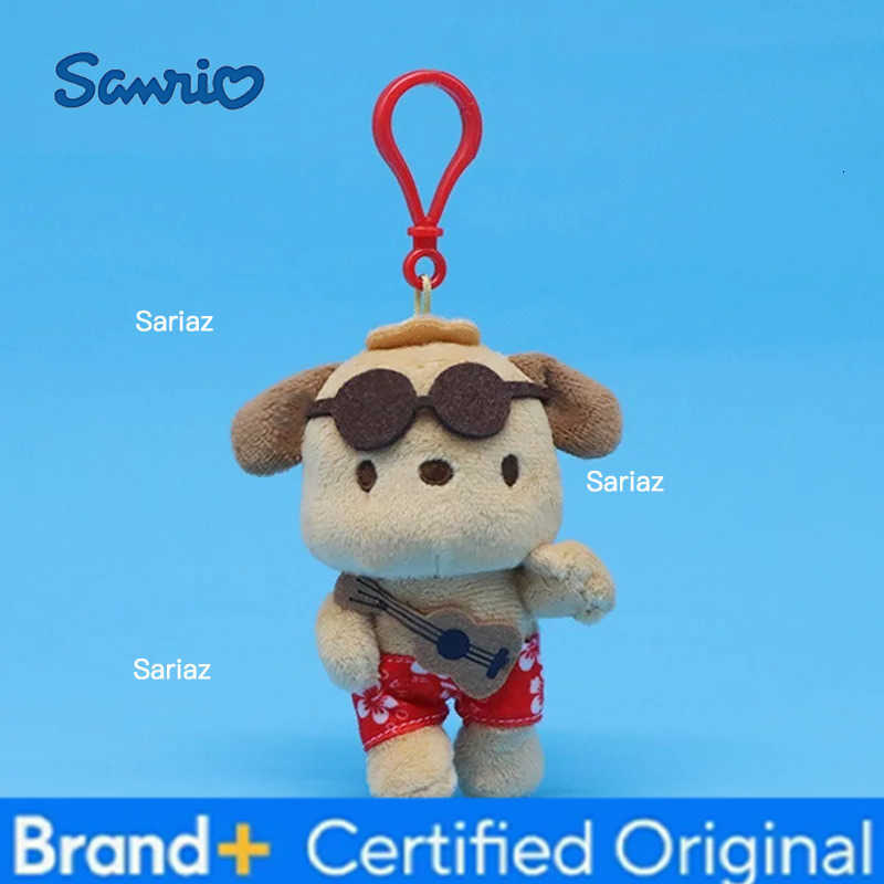 Sanrio Hello Kitty Pendant Keychain Plush Doll Bag Charm Cartoon Backpack Decoration Melody Anime Keyrings Holder Charm Jewelry H251225