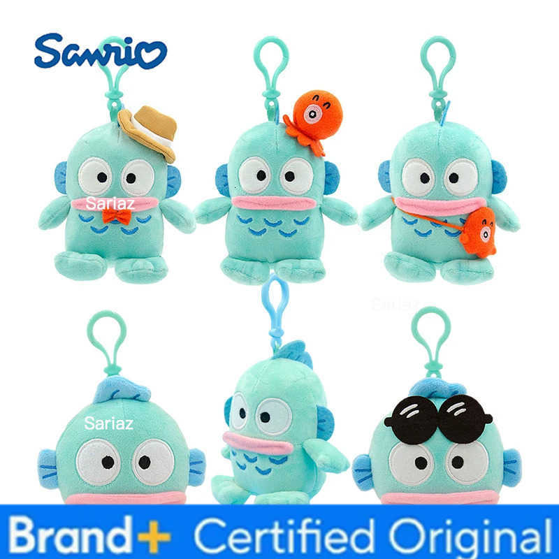 Sanrio Genuine Hangyodon Small Pendant Plush Toy Anime Cartoon Sayuri Super Soft Model Doll Stuffed PP Cotton Kids Birthday Gift H251225