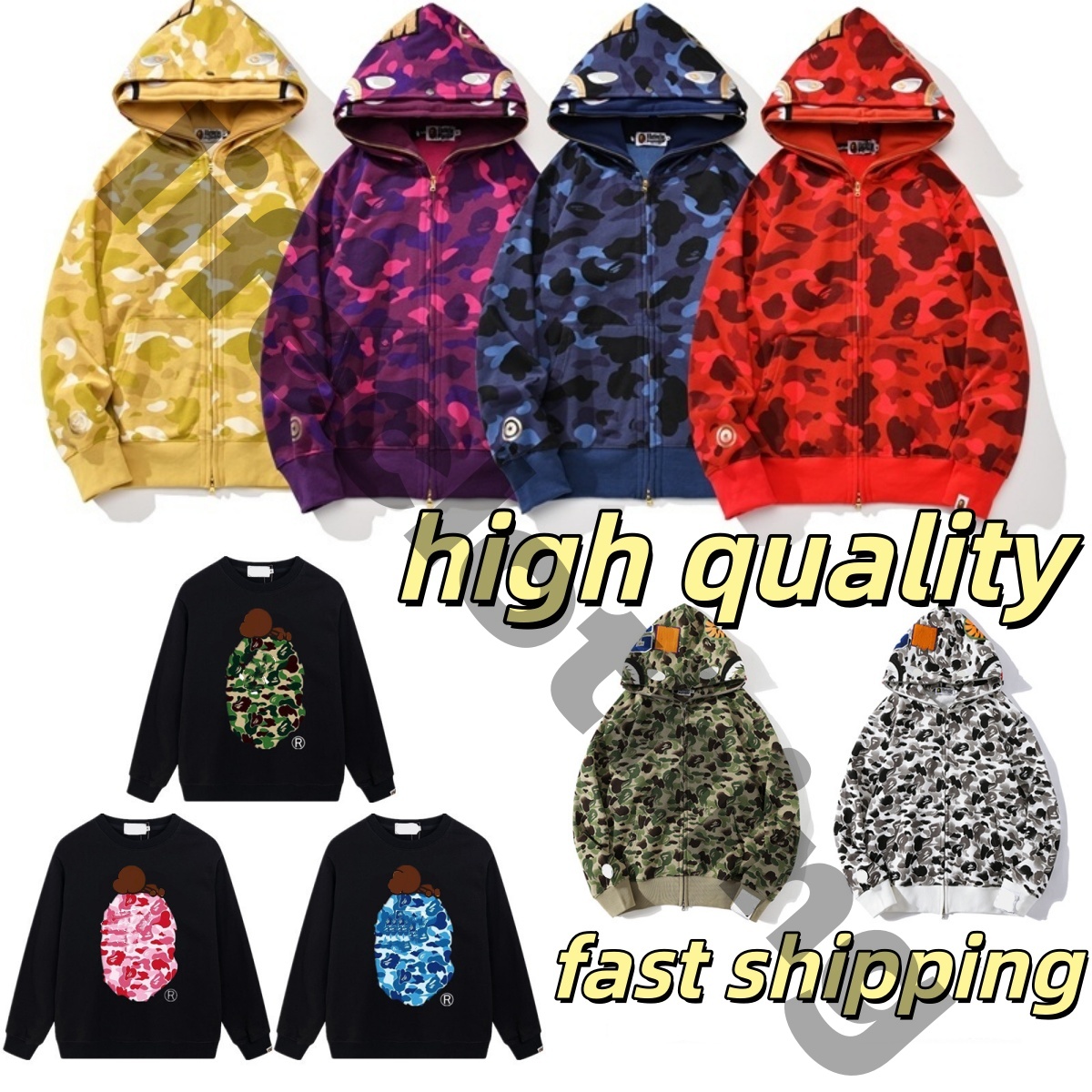 10A hoodie designer hoodies for men clothes designer zip up hoodie mens streetwear jacket designer hoody sweats sweatshirt sweat men shark hoodie sweatshirt jacket