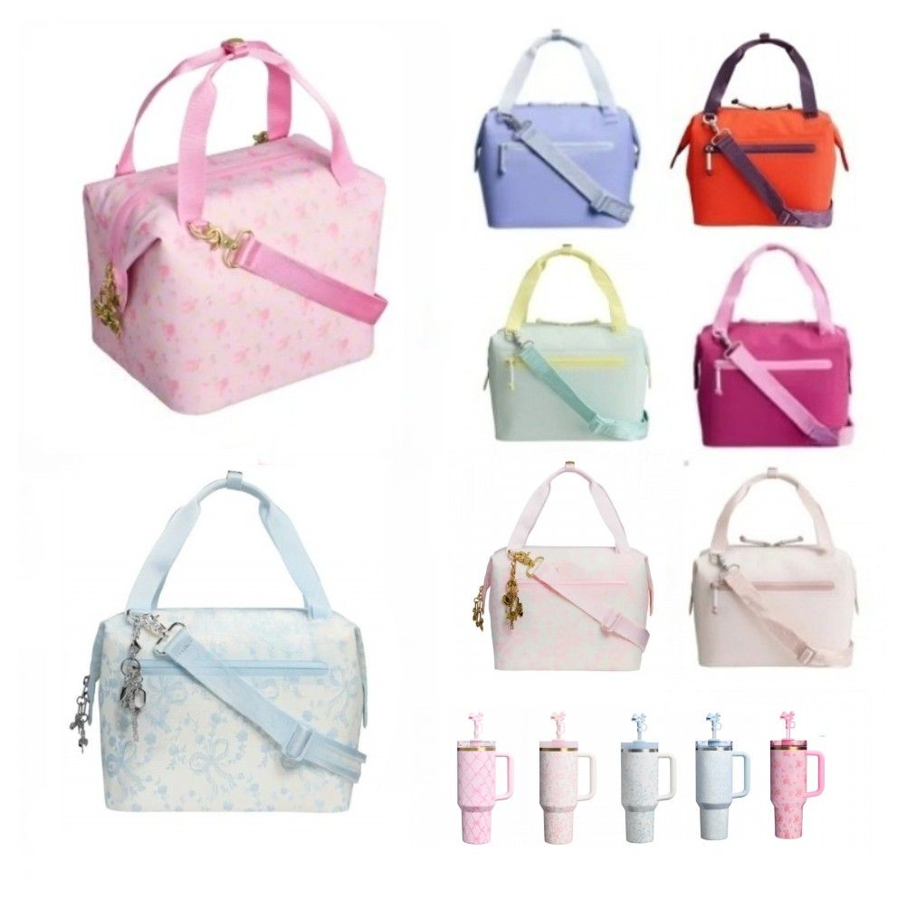 Ships immediately Cooler Bags and Lunch Boxes All Day Julienne Mini Soft Bag Cooler 10-Can Travel Cooler Bag Holiday Christmas Gifts Coquette Bow Chantilly box