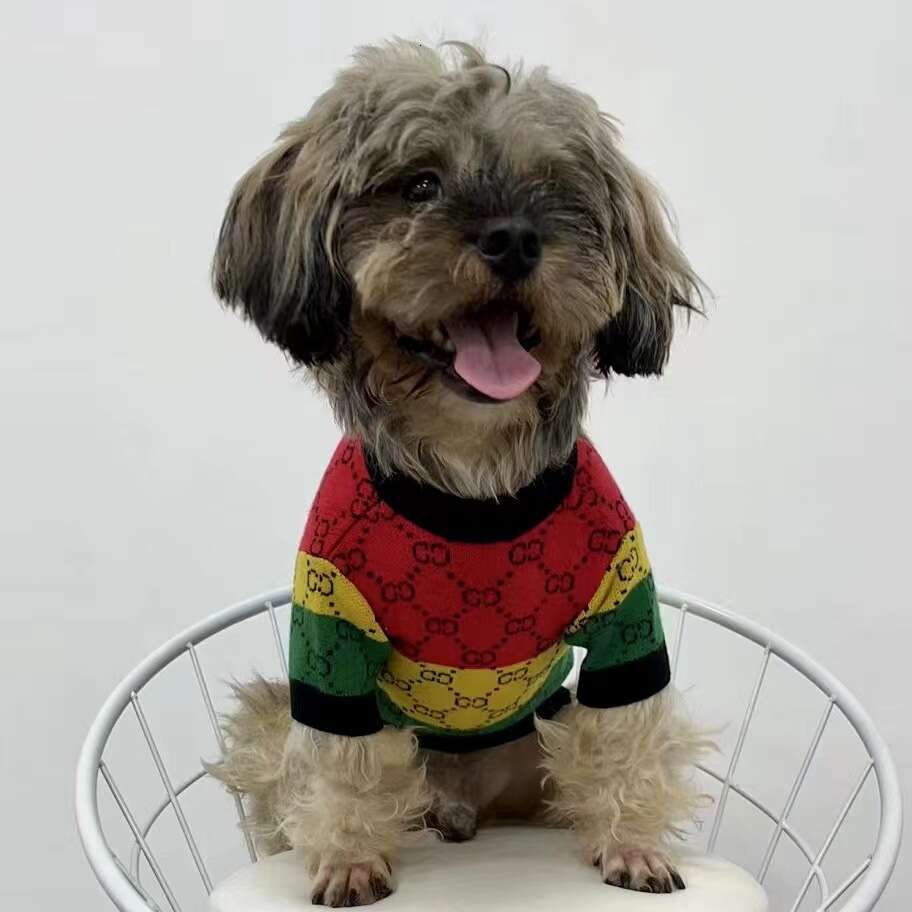 Autumn Winter Pet Trendy Sweater Comfortable Warm Small Medium Dogs Cats Clothes Teddy Bichon Schnauzer Corgi