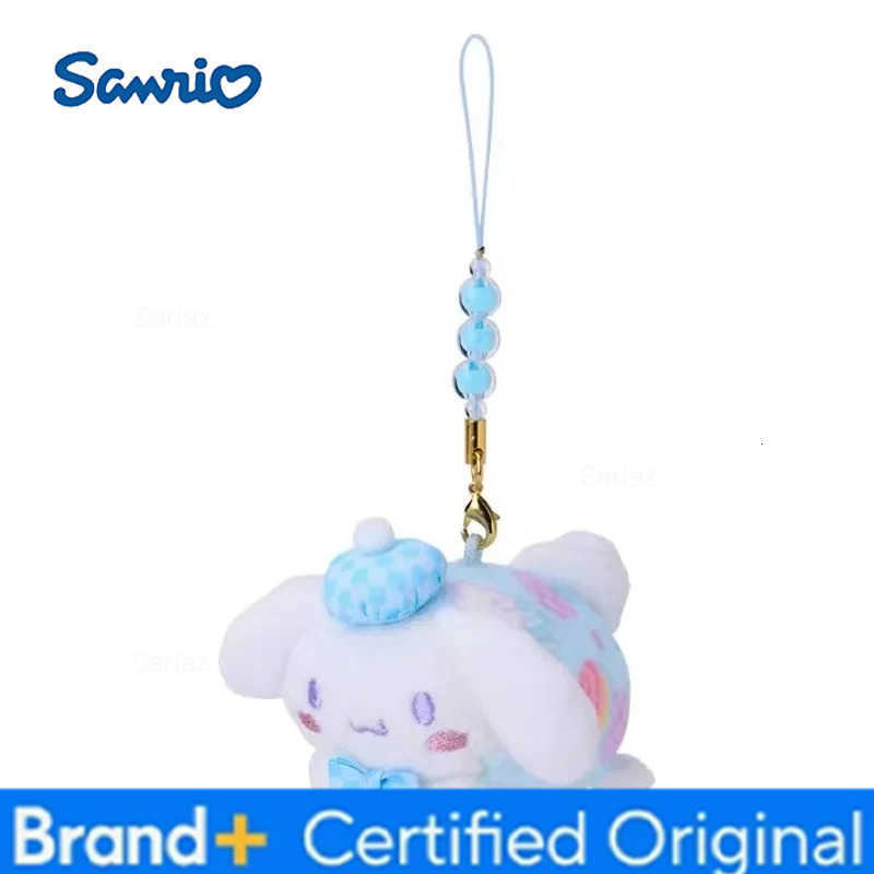 Sanrio Original Retro Candy Series Plush Toys Kawaii Hello Kitty Melody Keychain Cute Kuromi Plushie Cinnamoroll Doll Kid Gifts H251225