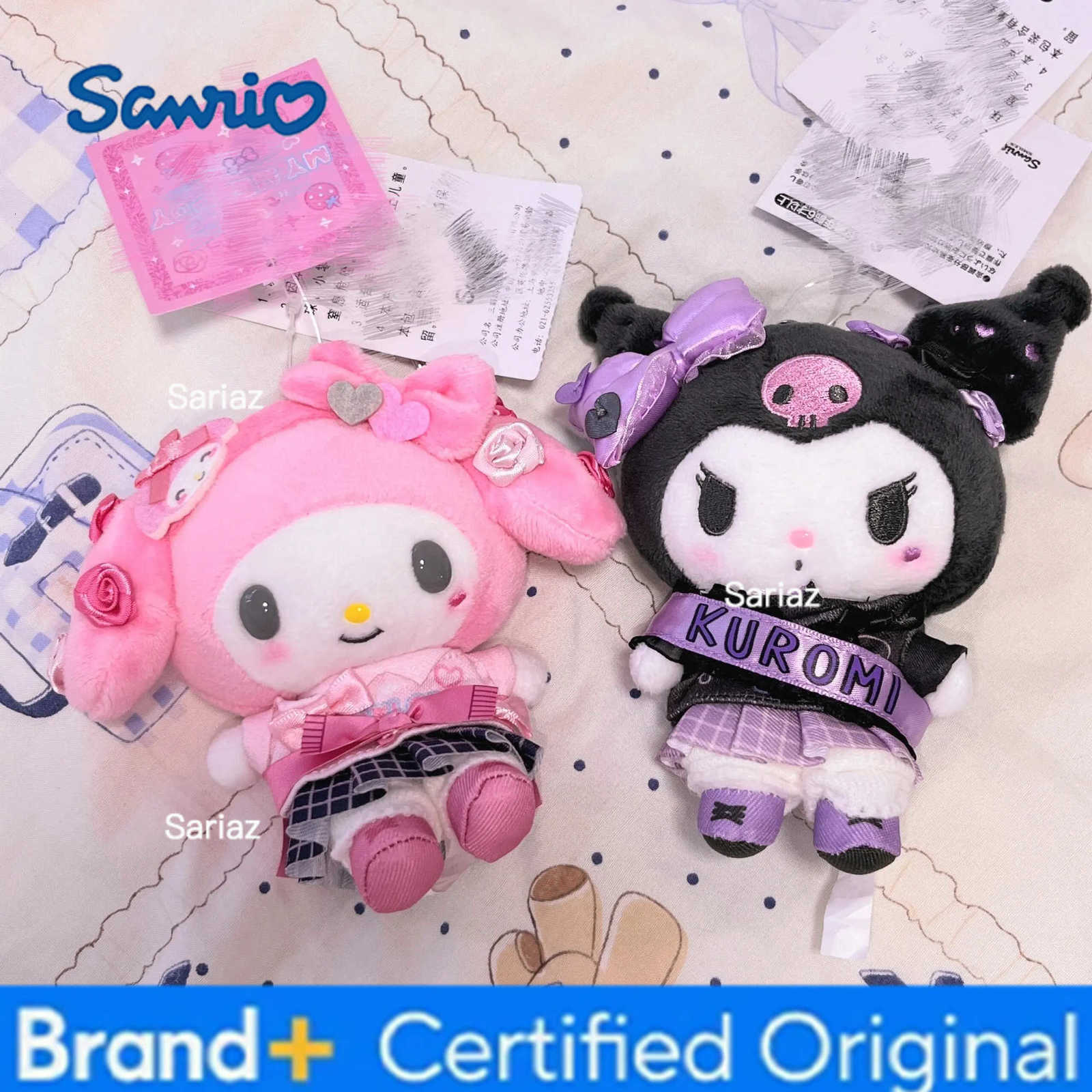 Sanrio Sanrios Heisei Shining University Gen 2 Plush Toy Keychain Melody Kuromi Piano Spicy Girl Decoration Bag Charm Girly Bestie Gift H251225