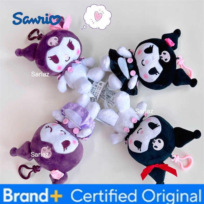 Sanrio Hello Kitty Kuromi Melody Stuffed Toys Pendant Cute Plush Toys Kawaii Keyring Anime Keychain Birthday Gift Party Treats H251225