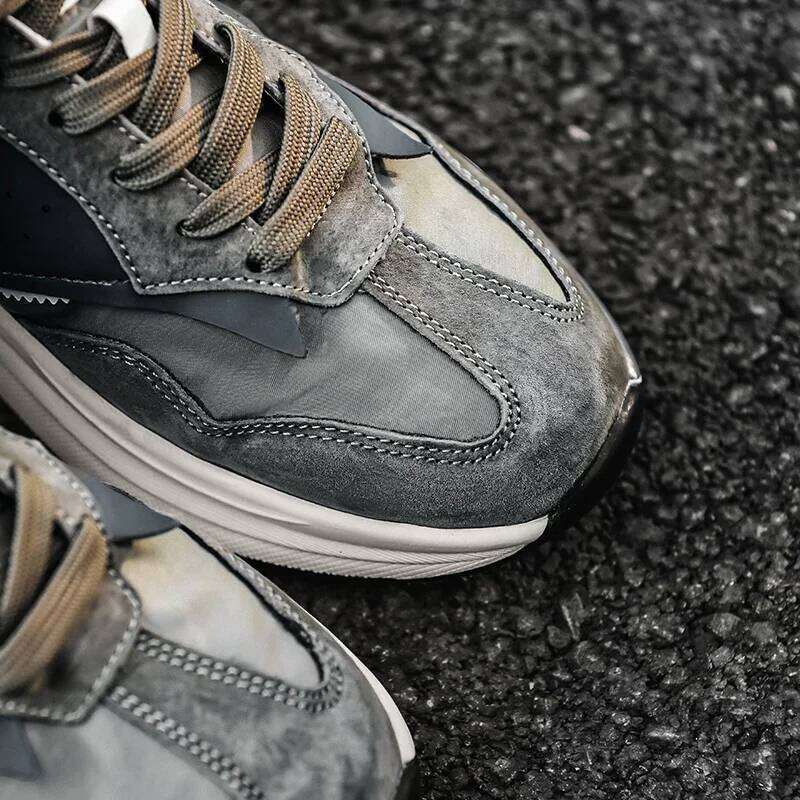 Spring Autumn New Trendy Retro Travel Casual Thick Soled Wear Resistant Outdoor Sneakers Anti Slip Comfort Running Shoes X251225