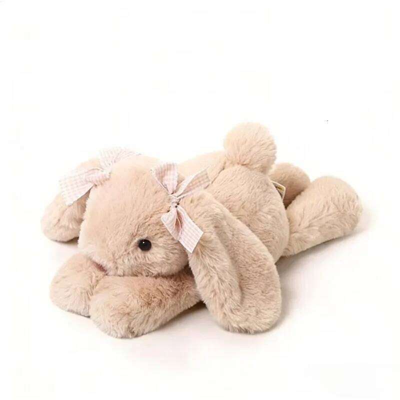 Cute Loppy-Ear Rabbit Plush Pillow - 35cm Super Soft Stuffed Animal, Huggable & Machine Washable Soothing Toy for Kids X251225
