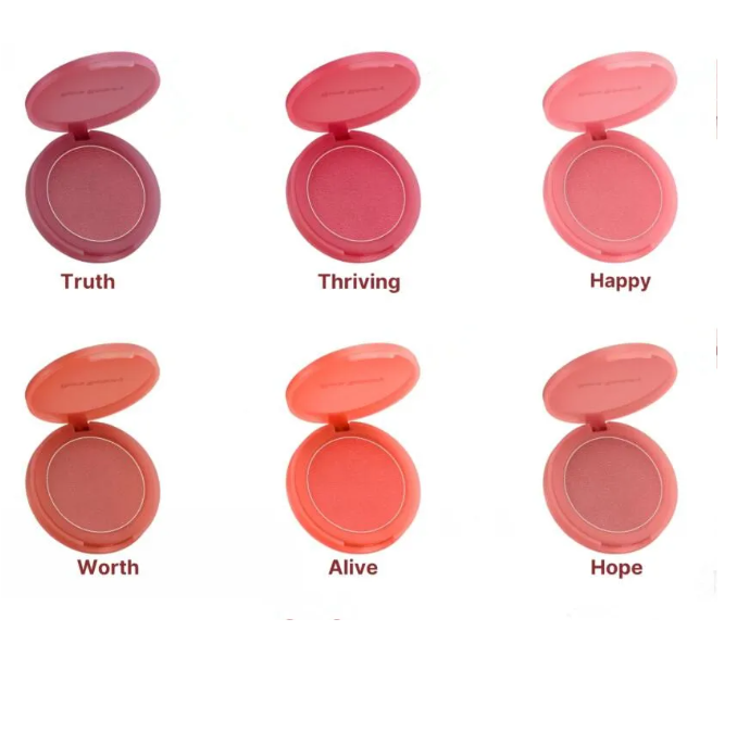 7 Colors Rare Beauty Powder Blusher New Soft Pinch Air Cushion Fluffy Matte Mashed Potato Powder Blusher Cream 6.4g