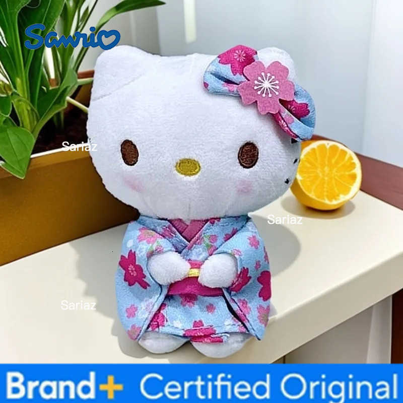 Sanrio New Japan Matcha Kimono Hello Kitty Limited Plush Doll Girl Bag Sanrios Pendant Anime Kawaii KT Car Keychain Decoration Gift H251225